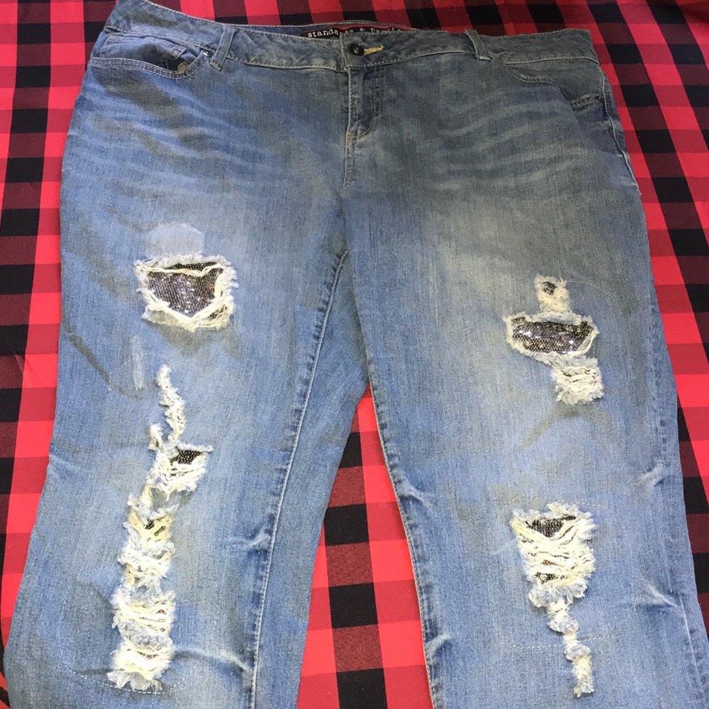 Plus size jeans